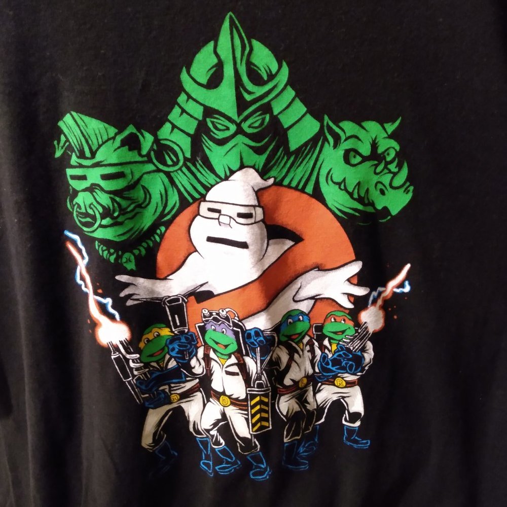 Ghostbusters TMNT Cartoon T-Shirt